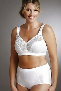 an senior white lady with a clean-shaven boner being romped by her husband