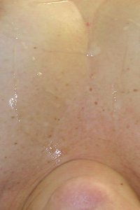this platinum-blonde with massive boobs and hefty nut is pulverized by an aged stud